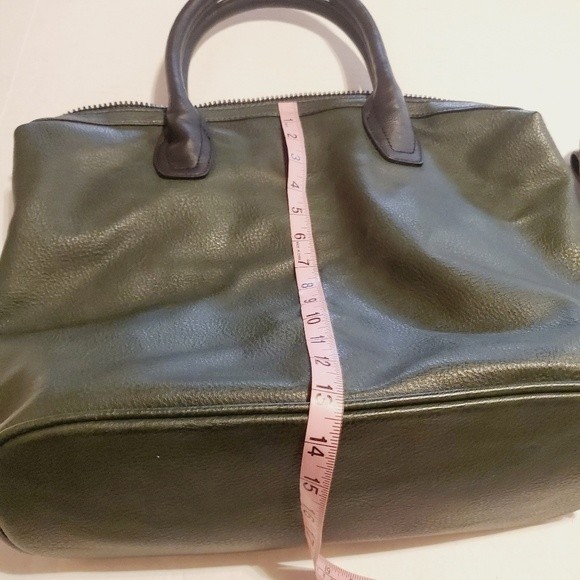 Steve Madden Emerald green with black strap shoulder crossbody bag - Picture 11 of 11